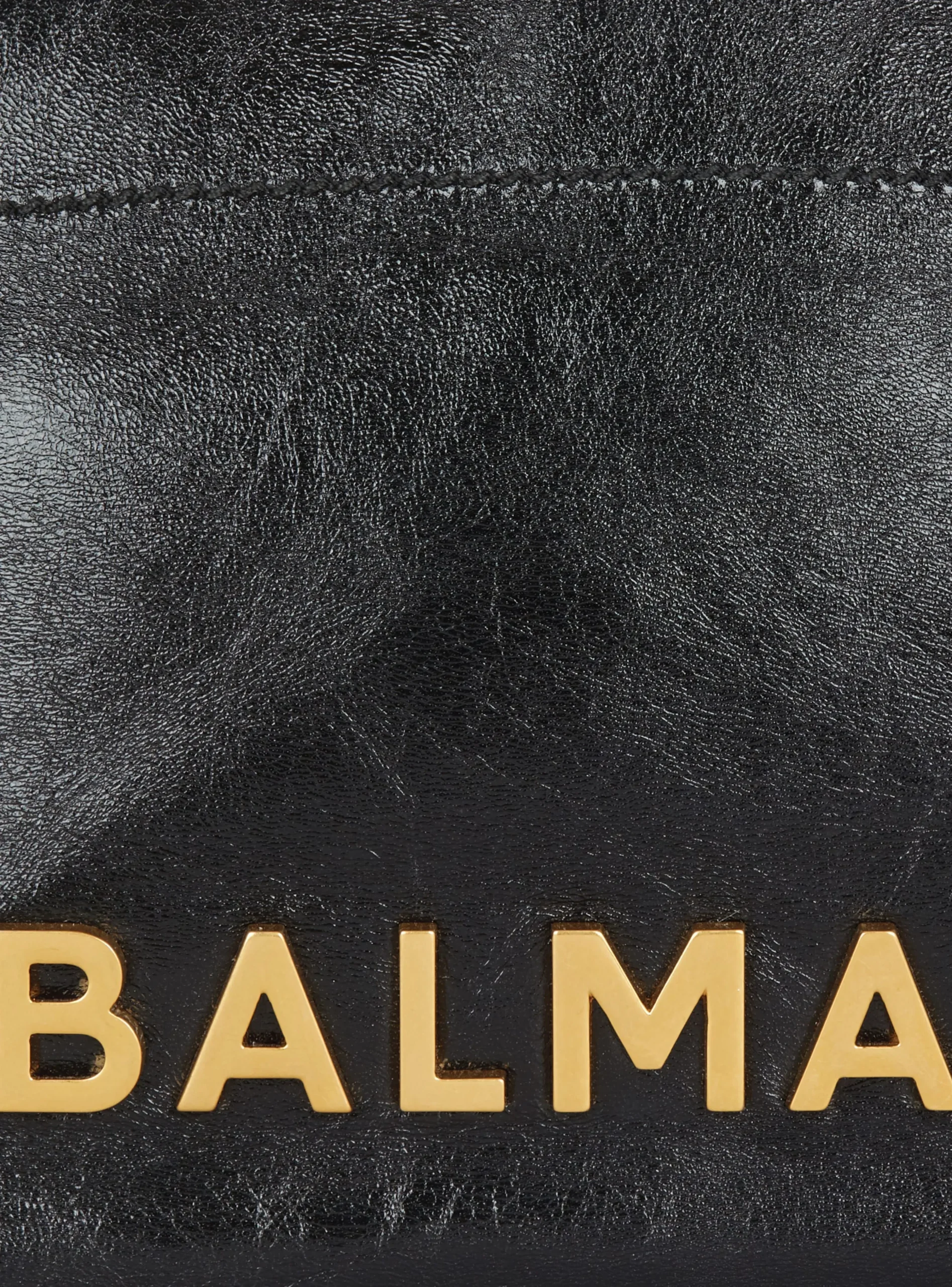 1945 Soft Crinkled Leather Tote Bag-Balmain Fashion