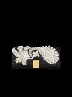 1945 Soft Embroidered Satin Clutch-Balmain Clearance