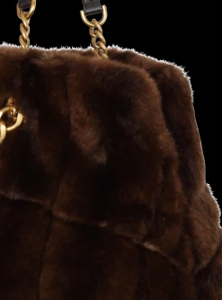 1945 Soft Faux Fur Tote Bag-Balmain Shop