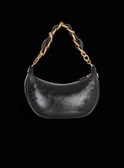 1945 Soft Hobo Bag In Crinkled Leather-Balmain Cheap