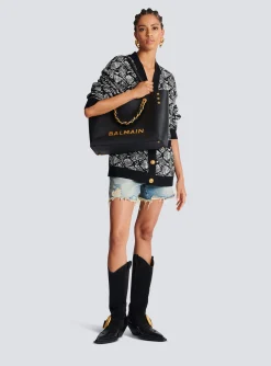 1945 Soft Leather Tote Bag-Balmain Hot