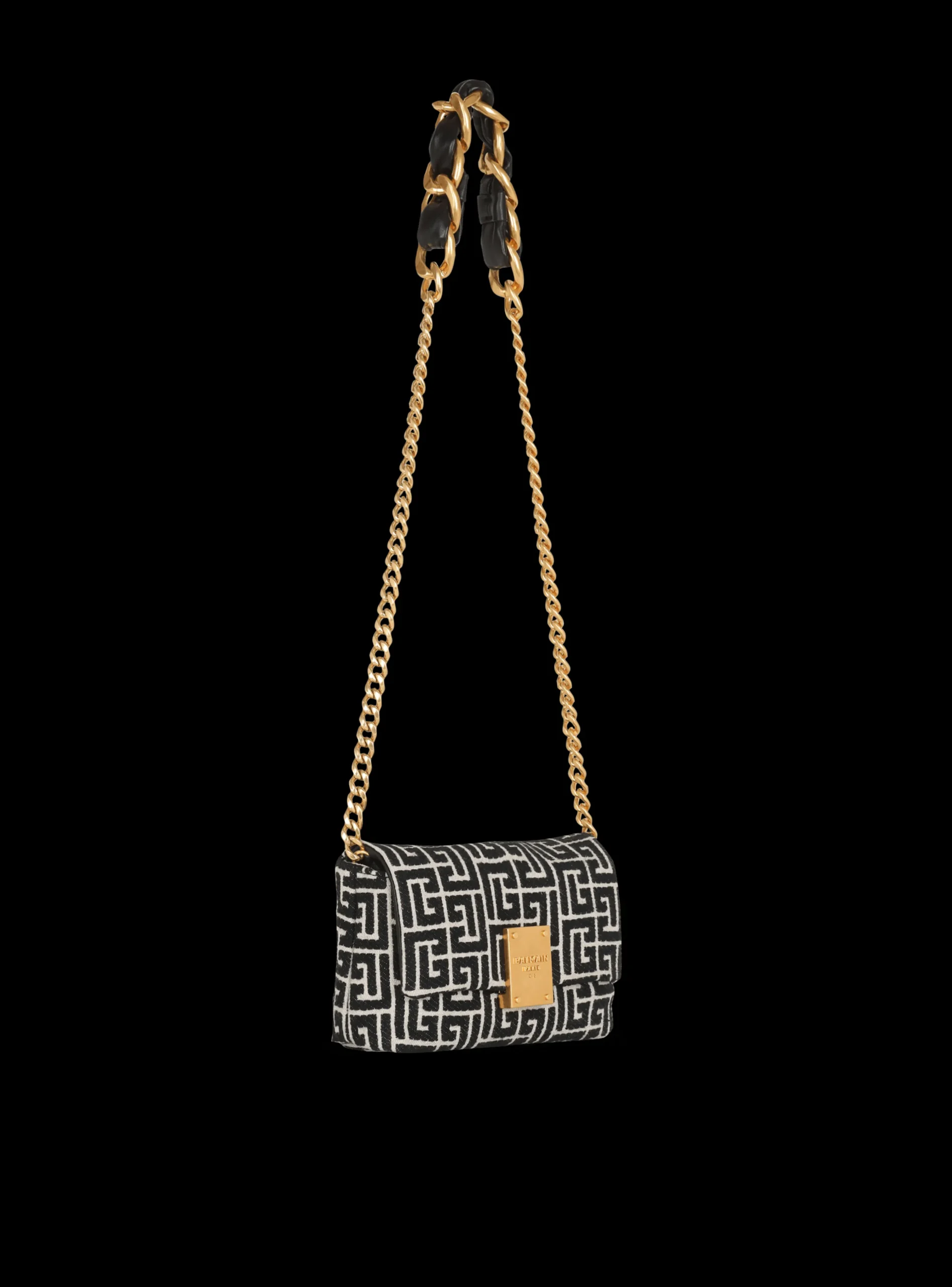 1945 Soft Mini Bag With Jacquard Monogram-Balmain Shop