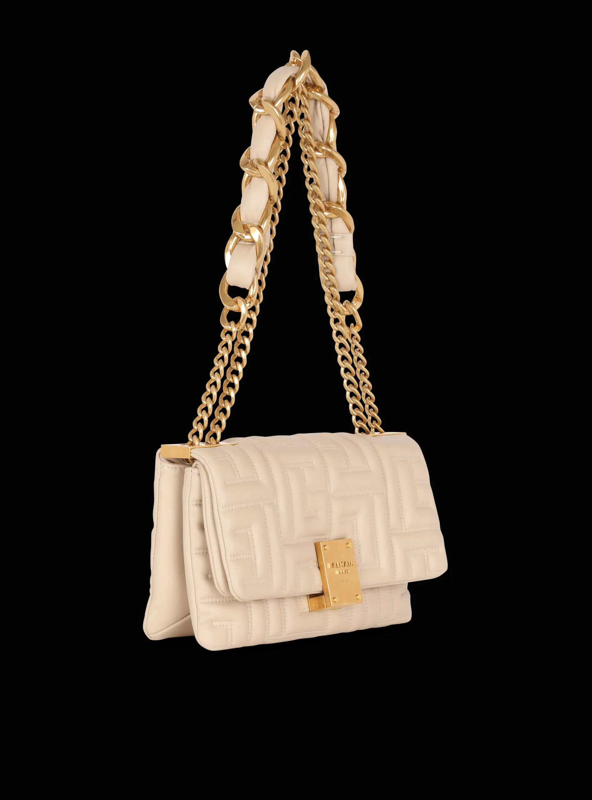 1945 Soft Small Bag In Quilted Leather-Balmain Online