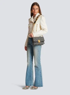 1945 Soft Small Bag With Jacquard Monogram-Balmain Outlet