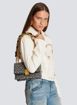 1945 Soft Small Bag With Jacquard Monogram-Balmain Outlet