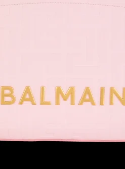1945 Soft Tote Bag In Embossed Grained Calfskin With A PB Labyrinth Monogram-Balmain Fashion