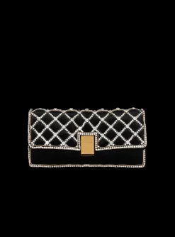 1945 Soft Velvet And Pearl Clutch-Balmain Online