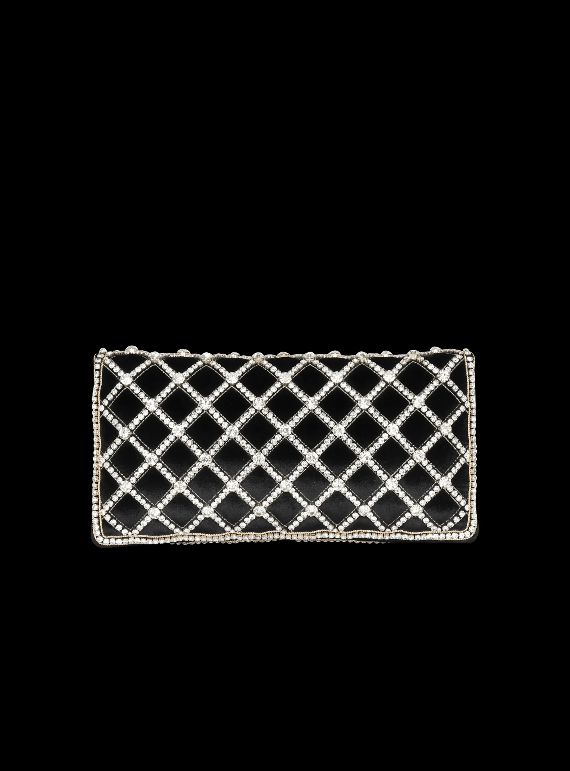 1945 Soft Velvet And Pearl Clutch-Balmain Online