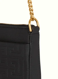 1945 Soft Zipped Mini Bag In Embossed Grained Calfskin With A PB Labyrinth Monogram-Balmain Cheap