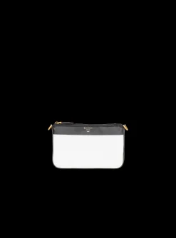 1945 Soft Zipped Mini Bag In Embossed Leather-Balmain Sale