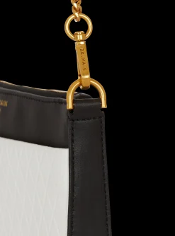1945 Soft Zipped Mini Bag In Embossed Leather-Balmain Sale