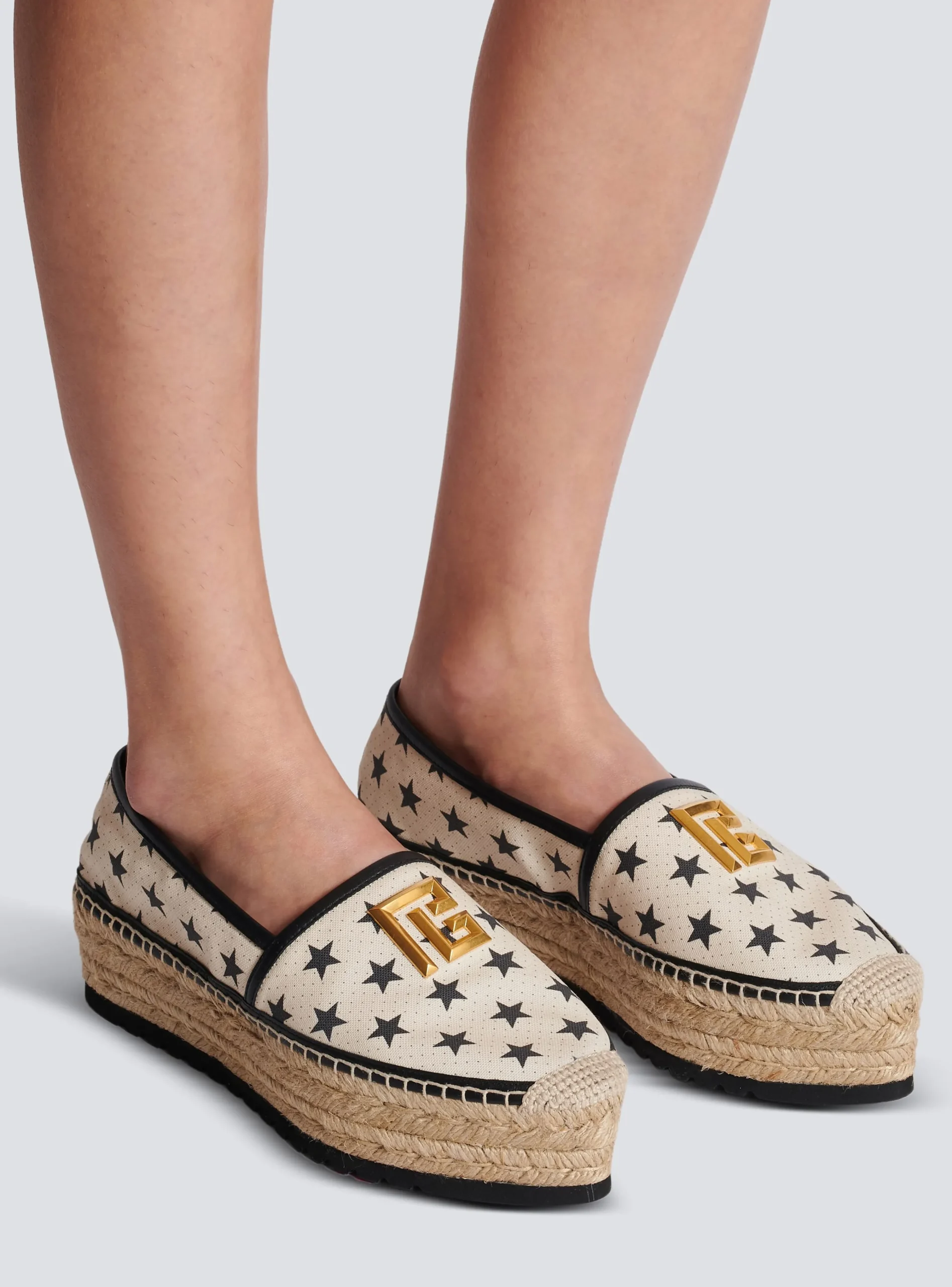 Alex Star Print Espadrilles-Balmain Clearance