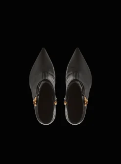 Alma Leather Ankle Boots-Balmain Store