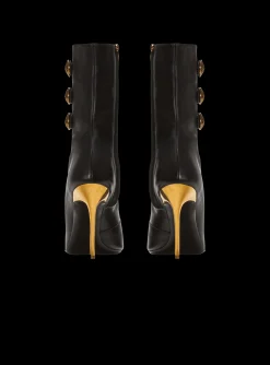 Alma Leather Ankle Boots-Balmain Store