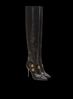 Alma Leather Boots-Balmain Fashion