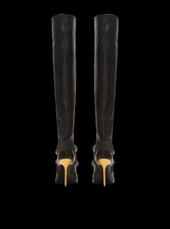 Alma Leather Boots-Balmain Fashion