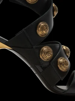 Alma Leather Sandals-Balmain Clearance