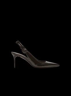 Alma Patent Leather Slingbacks-Balmain Shop
