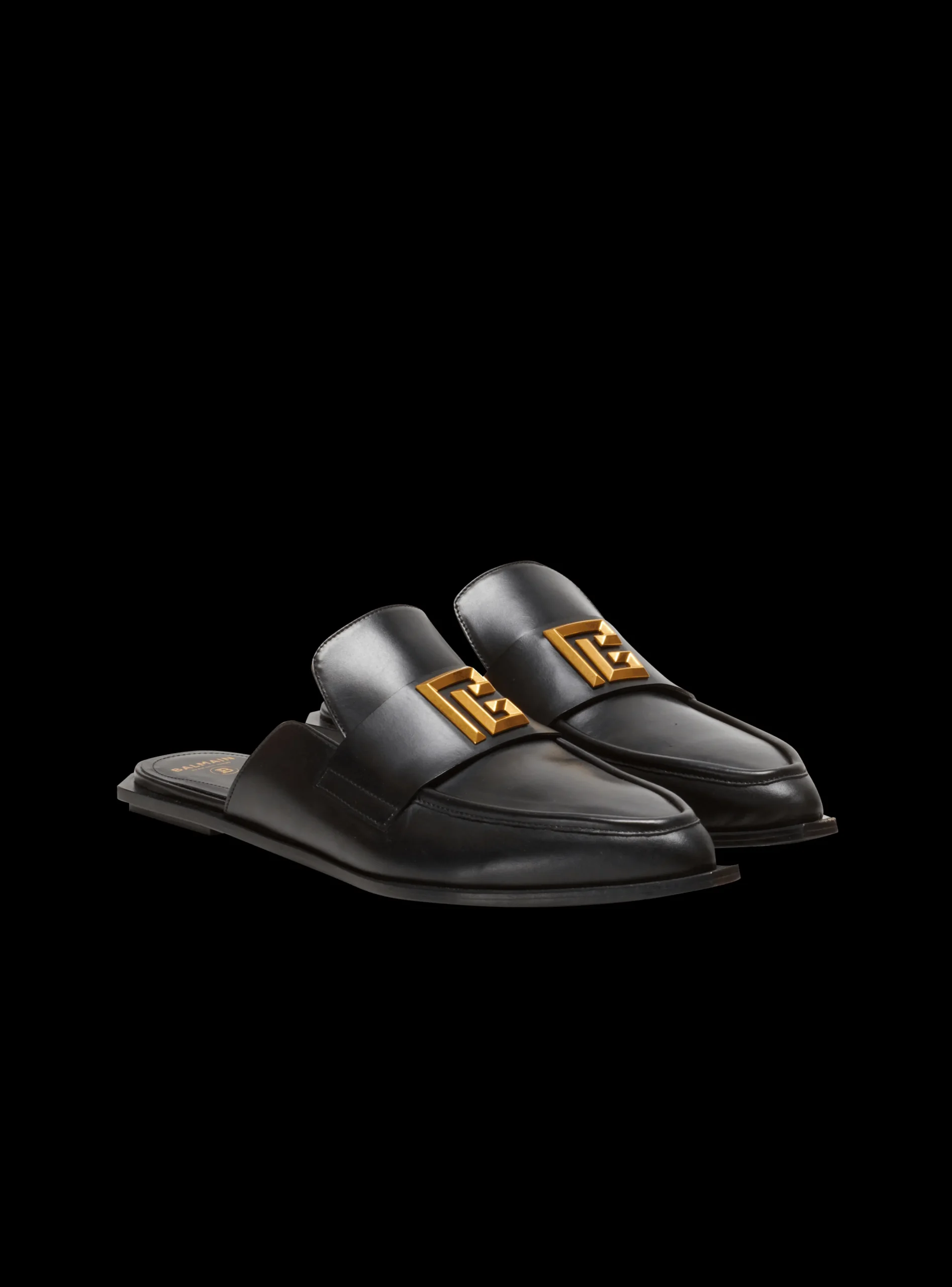 Ana Leather Mules-Balmain New
