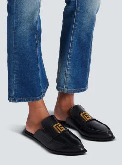 Ana Leather Mules-Balmain New