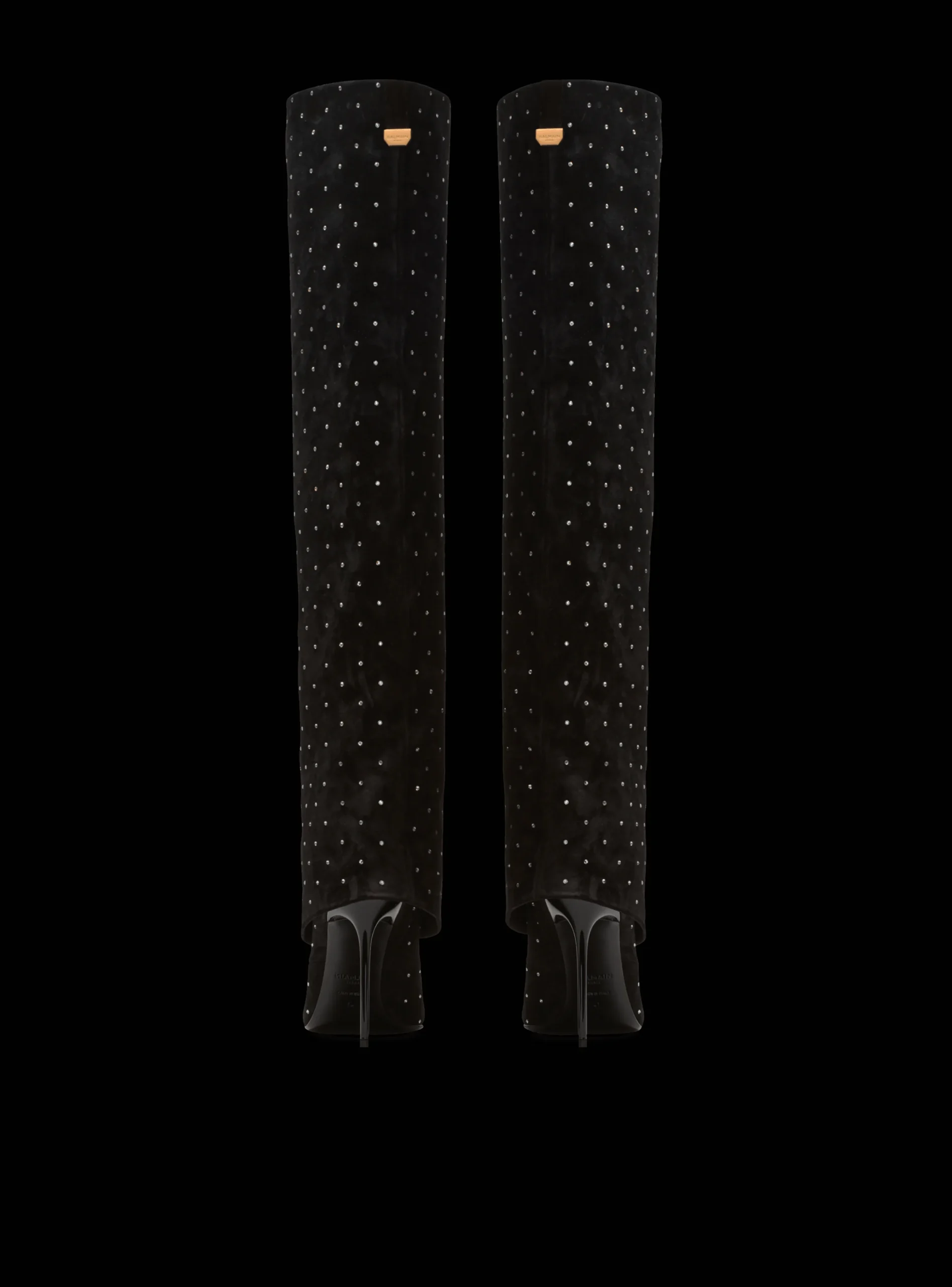 Ariel Suede And Crystal Boots-Balmain Shop