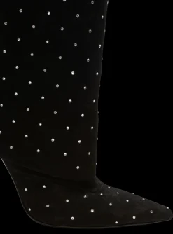 Ariel Suede And Crystal Boots-Balmain Shop