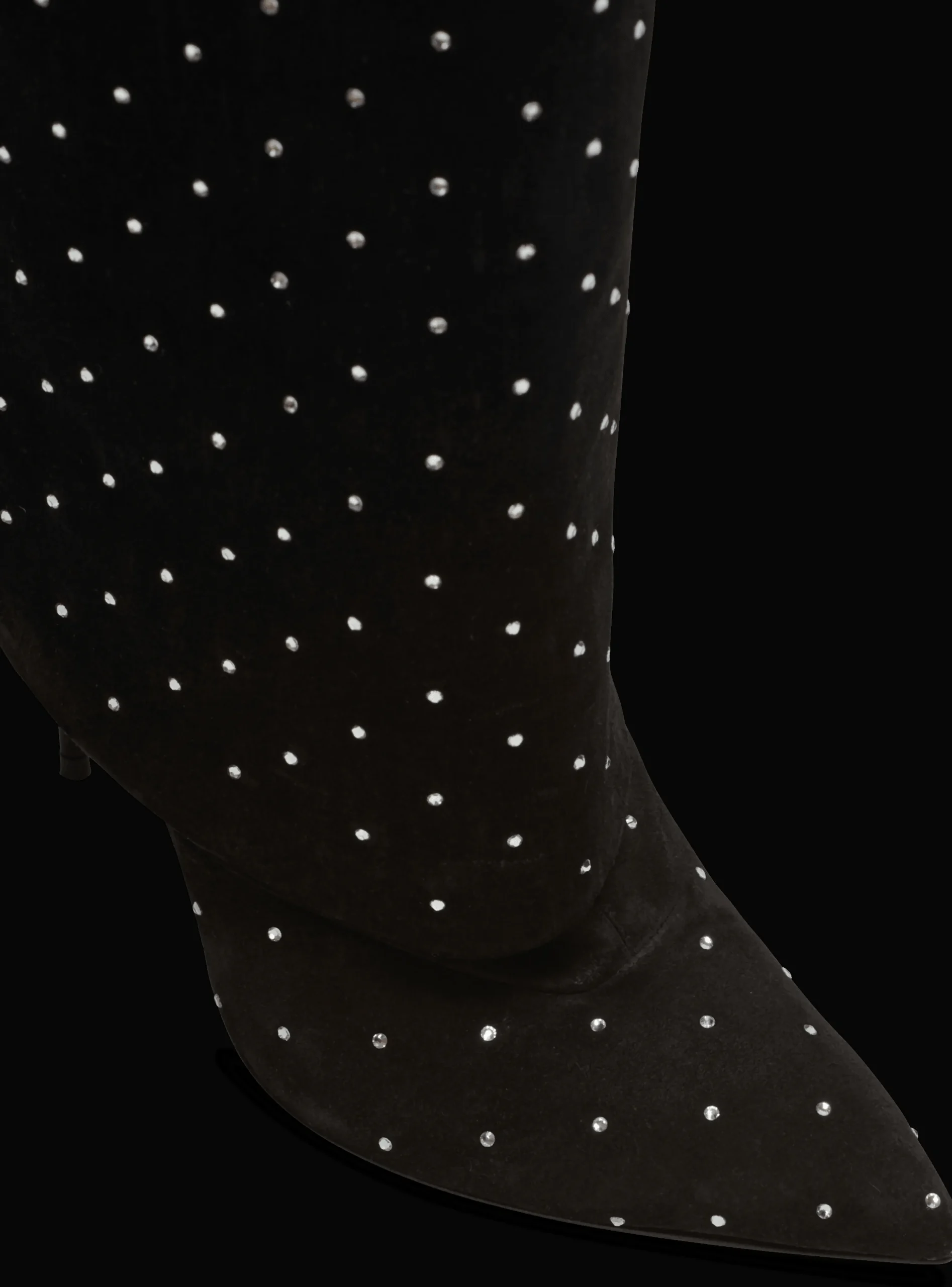 Ariel Suede And Crystal Boots-Balmain Shop