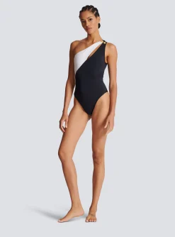 Asymmetric Swimsuit-Balmain Sale