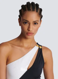 Asymmetric Swimsuit-Balmain Sale