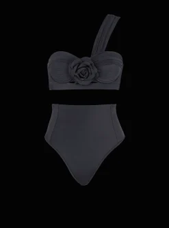 Asymmetric Two-piece Swimming Costume-Balmain Best