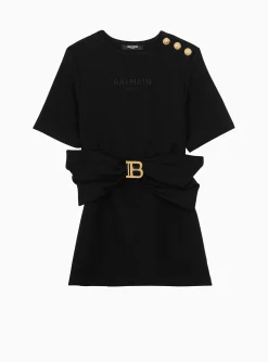B T-shirt Dress-Balmain Clearance