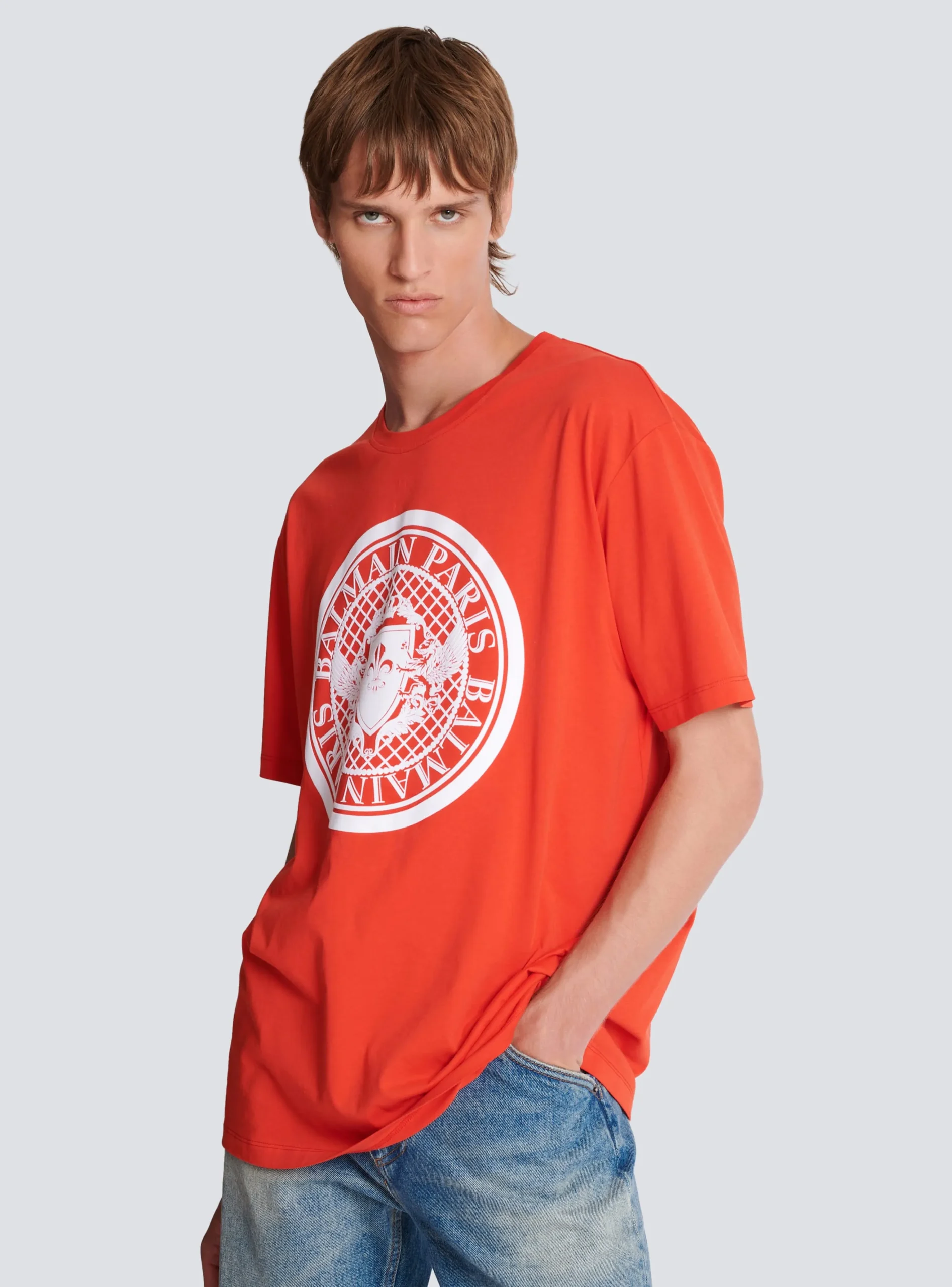 Coin T-shirt-Balmain Shop