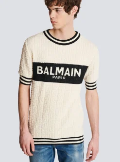 Cotton Terry T-shirt-Balmain Best Sale