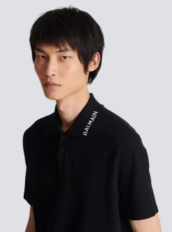 Embroidered Polo Shirt-Balmain Hot