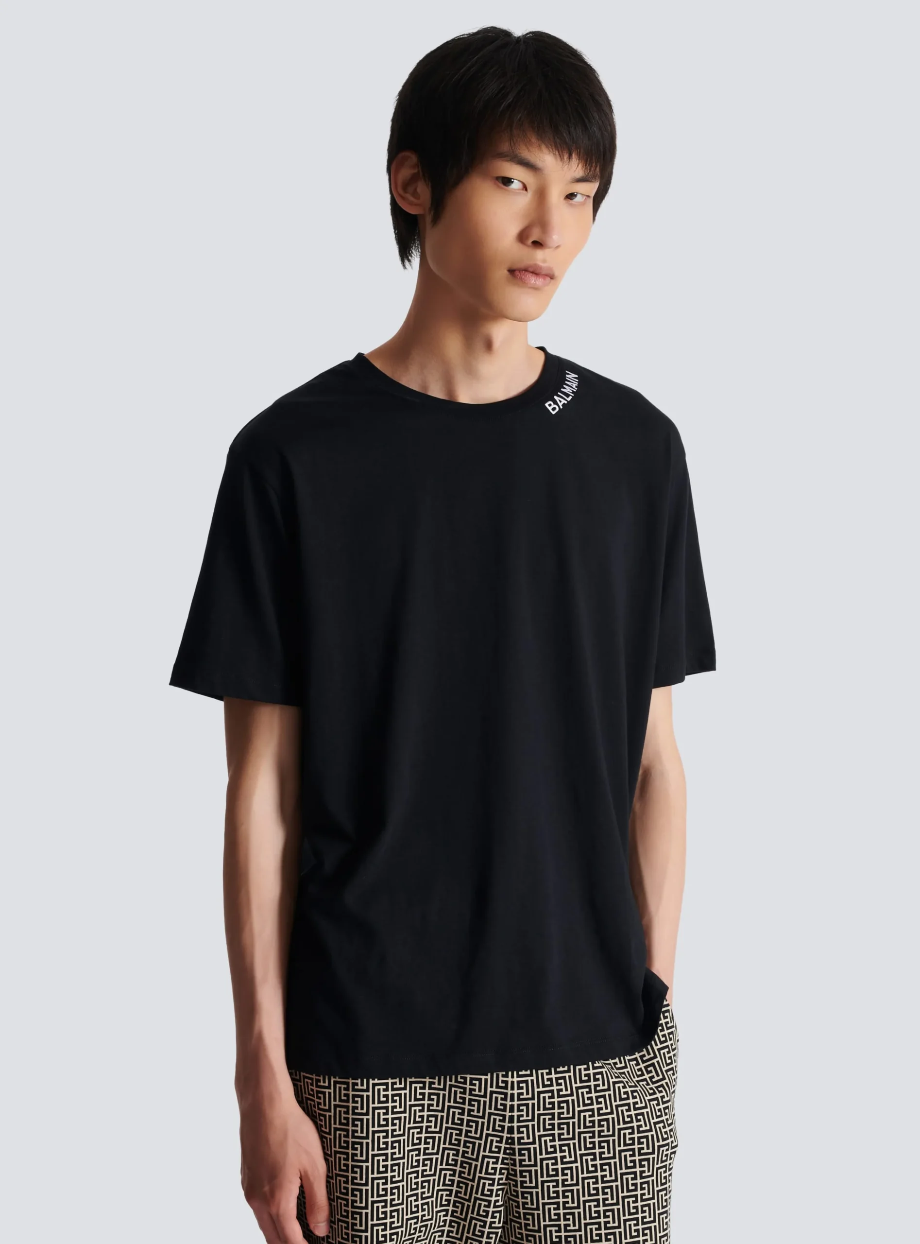 Embroidered T-shirt-Balmain New