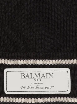 Label Beanie-Balmain Flash Sale