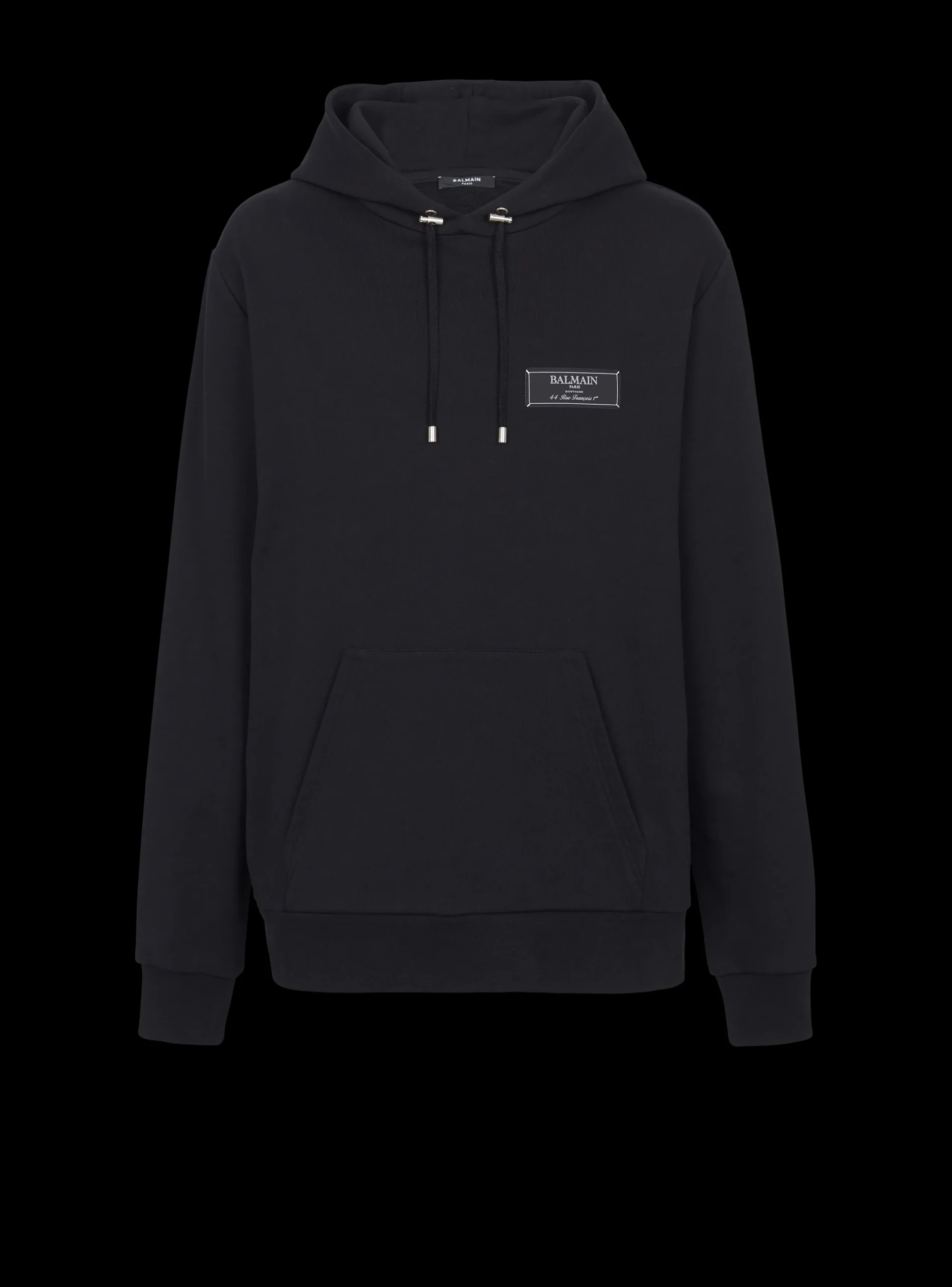 Label Hoodie-Balmain Cheap