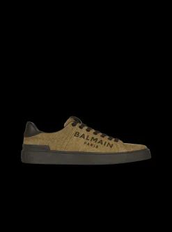 Logo Print Canvas B-Court Sneakers-Balmain New
