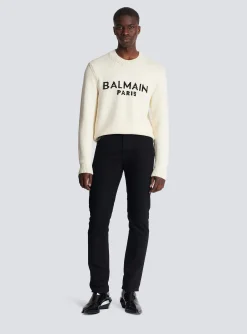 Merino Knit Jumper-Balmain Fashion