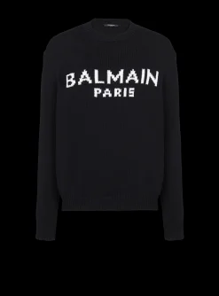 Merino Wool Jumper-Balmain Clearance