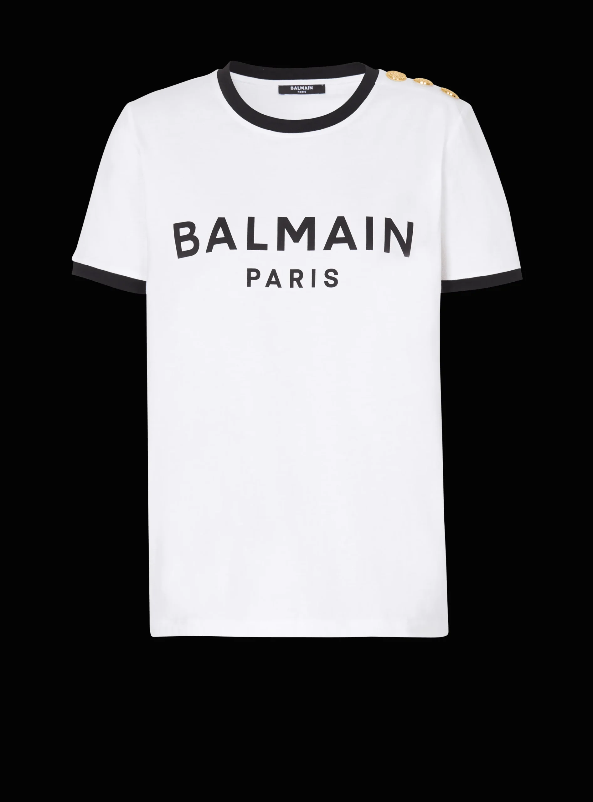 Paris 3-button T-shirt-Balmain Clearance
