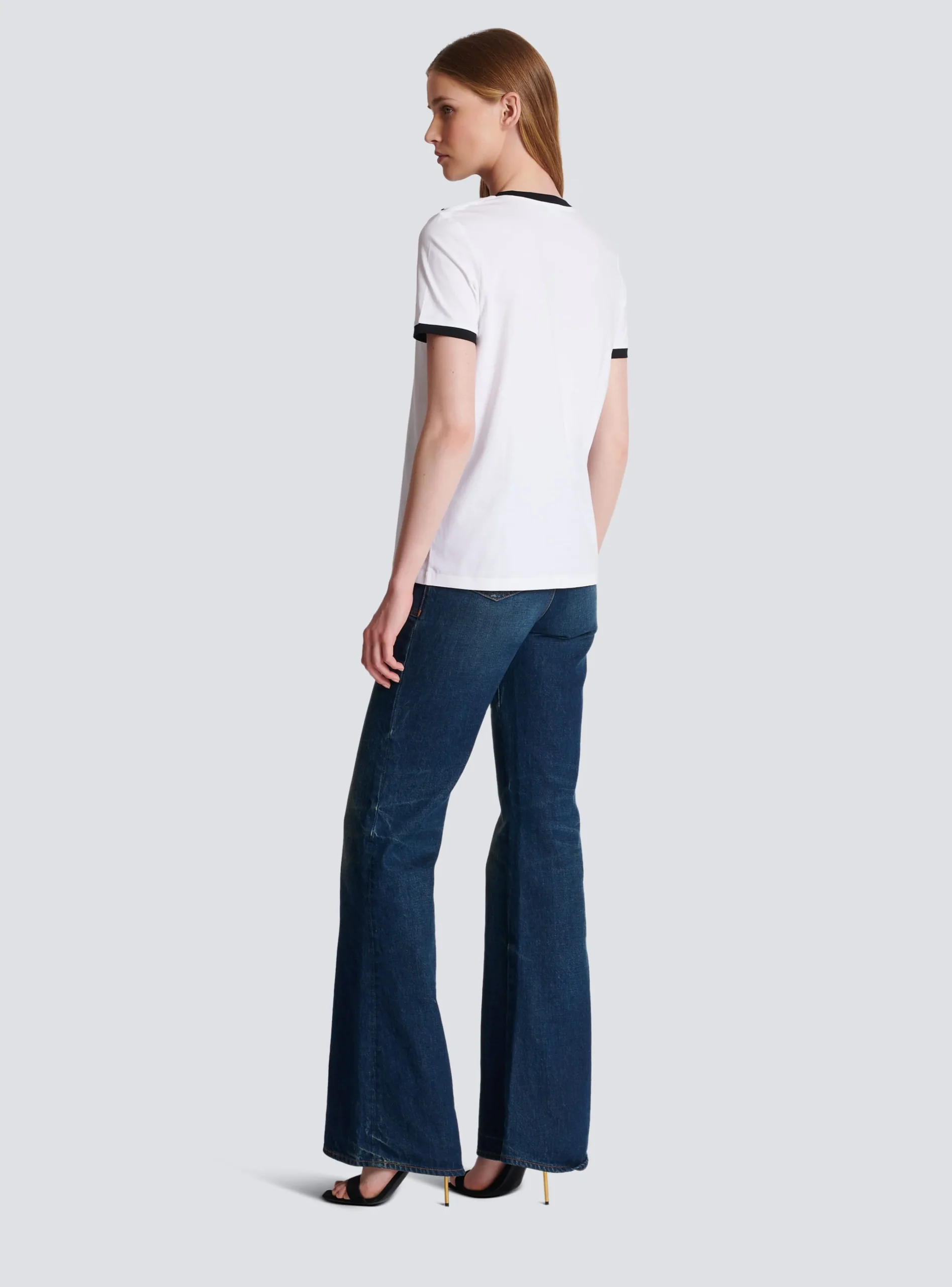 Paris 3-button T-shirt-Balmain Clearance