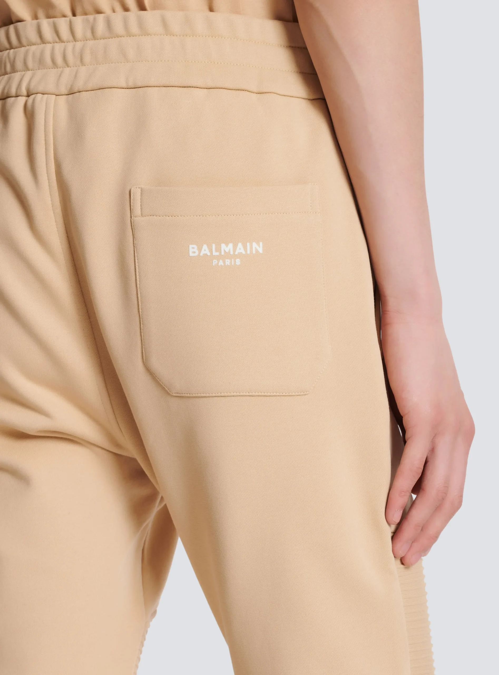 Paris Flocked Joggers-Balmain Sale