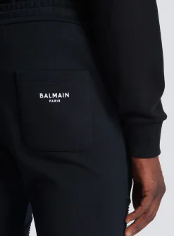 Paris Flocked Joggers-Balmain Shop