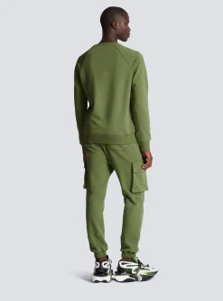 Paris Flocked Sweatshirt-Balmain Cheap