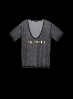 Paris Mesh T-shirt-Balmain Fashion