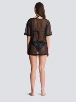 Paris Mesh T-shirt-Balmain Fashion