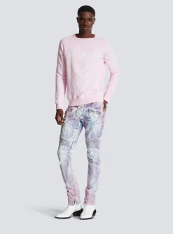 Paris Printed Sweatshirt-Balmain Flash Sale
