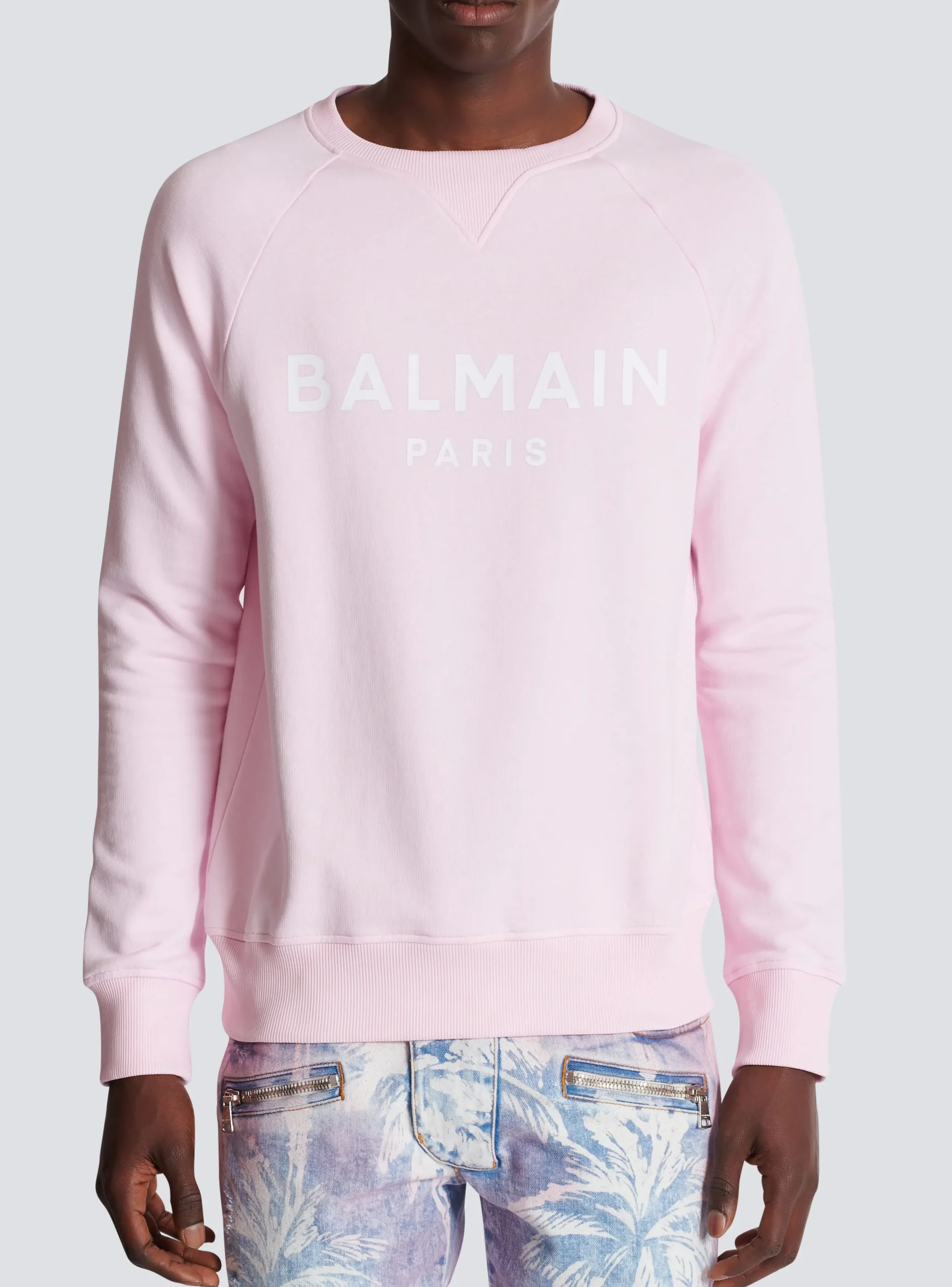 Paris Printed Sweatshirt-Balmain Flash Sale