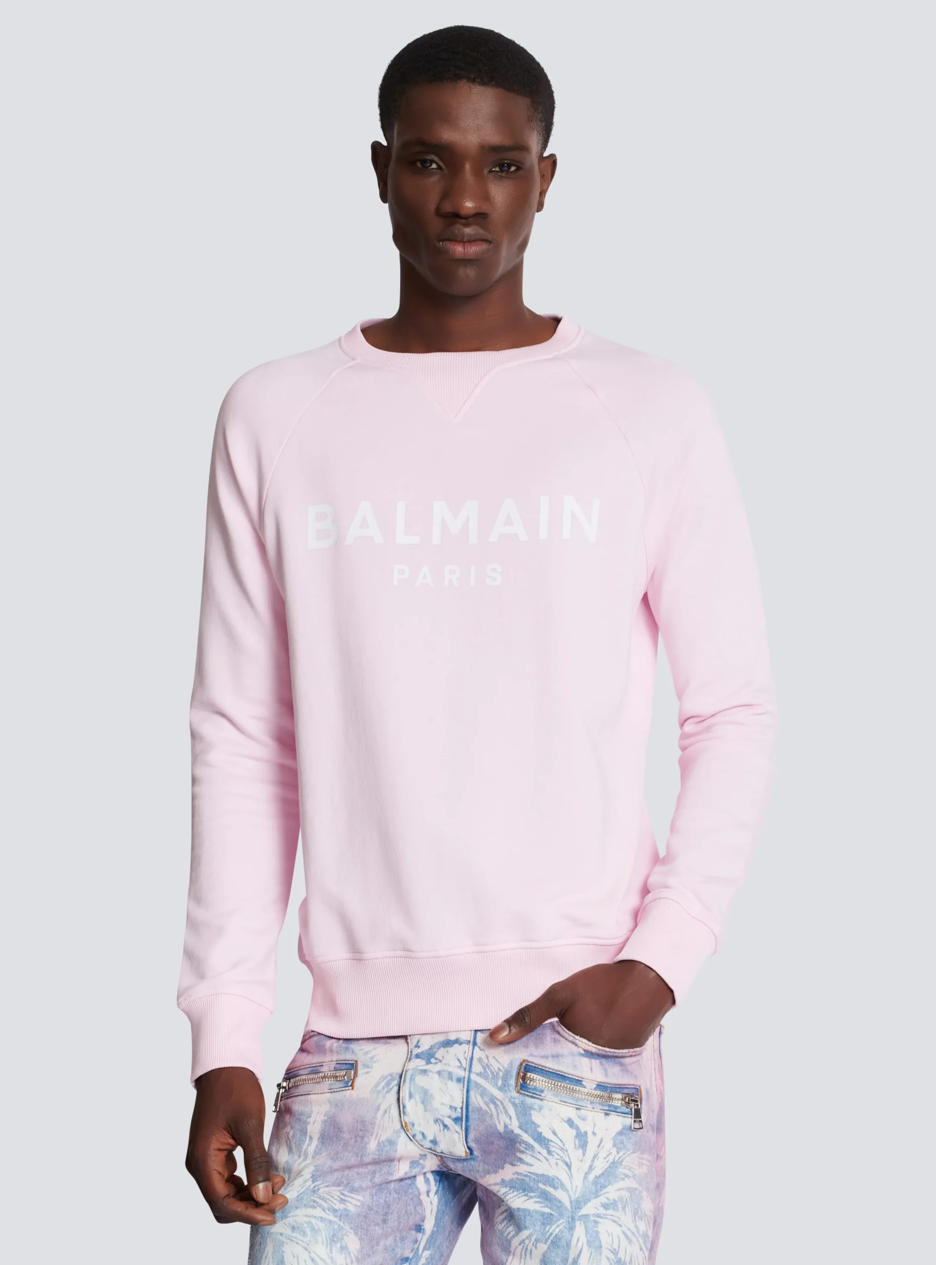 Paris Printed Sweatshirt-Balmain Flash Sale
